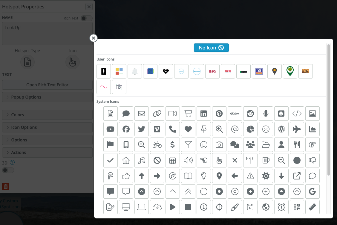Hotspot Icon Picker