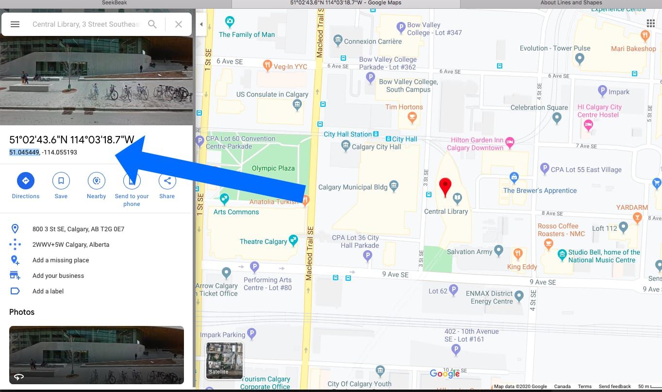 Google Maps Screenshot with Latitude