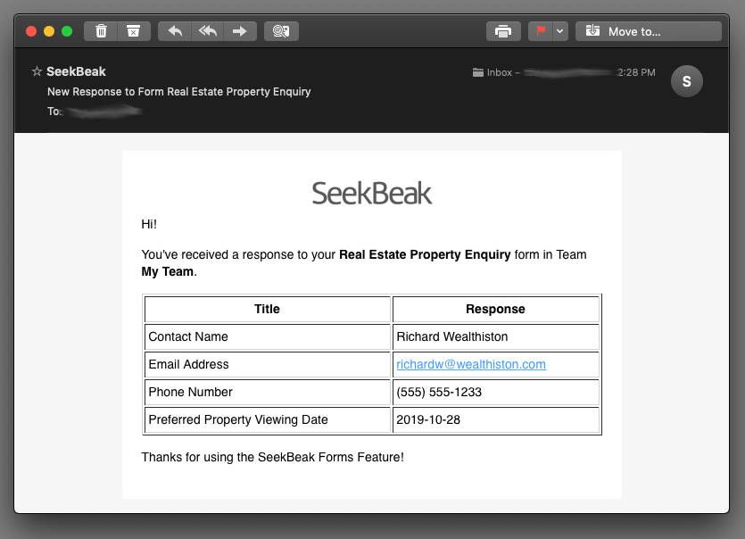 Form Email