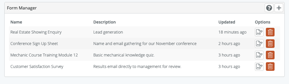 Form Manager